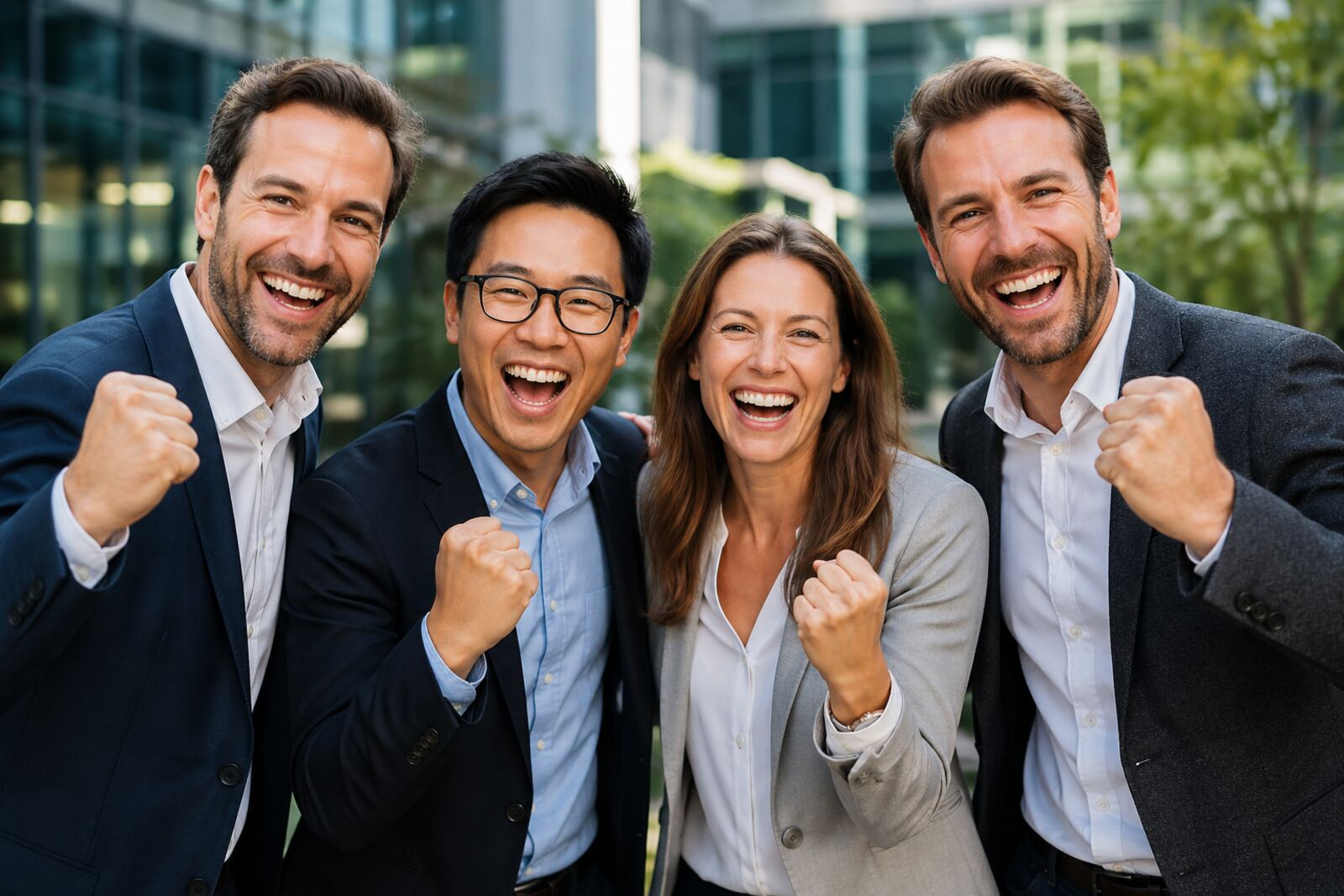 Founders and sales teams celebrating revenue wins with Spades